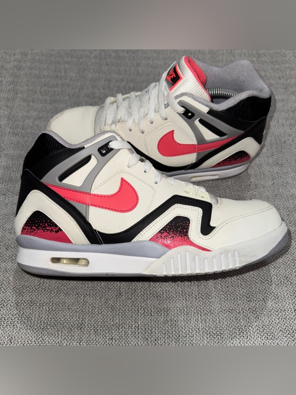 Nike Air Tech Challenge 2 QS Lava White Hot Lava Shoes 643089-160 Men's Size 9.5